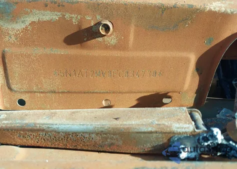 2015 Nissan Rogue Sl из США, поврежденный, VIN 5N1AT2MV8FC834730